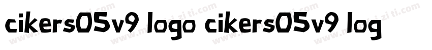 cikers05v9 logo cikers05v9 logo字体转换